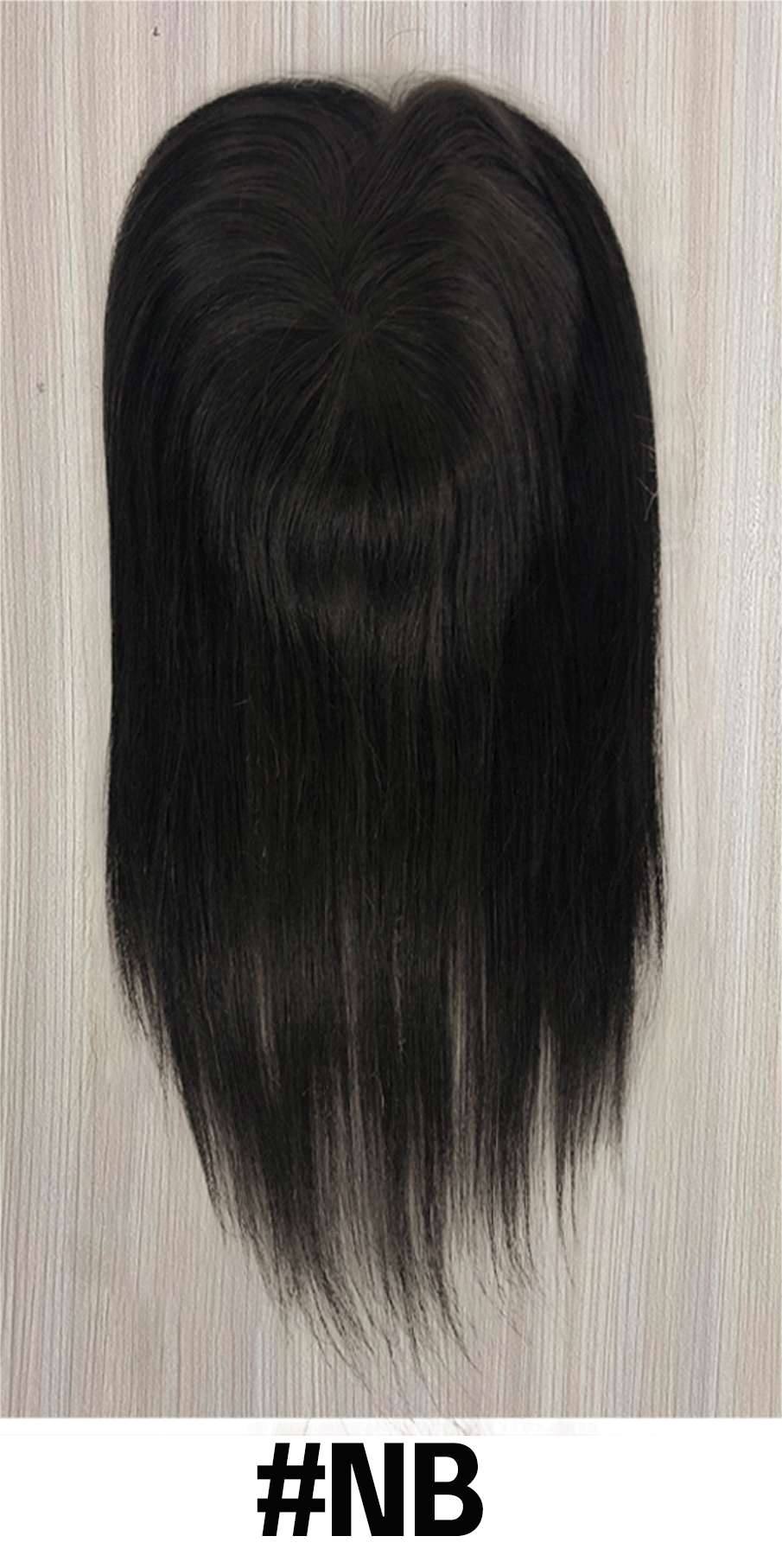 Dew | Raw Cuticle Human Hair 5x6.5'' silk Base Topper in the front with silk cloth cover, lace at the back full handtied 60% Hair End Ratio