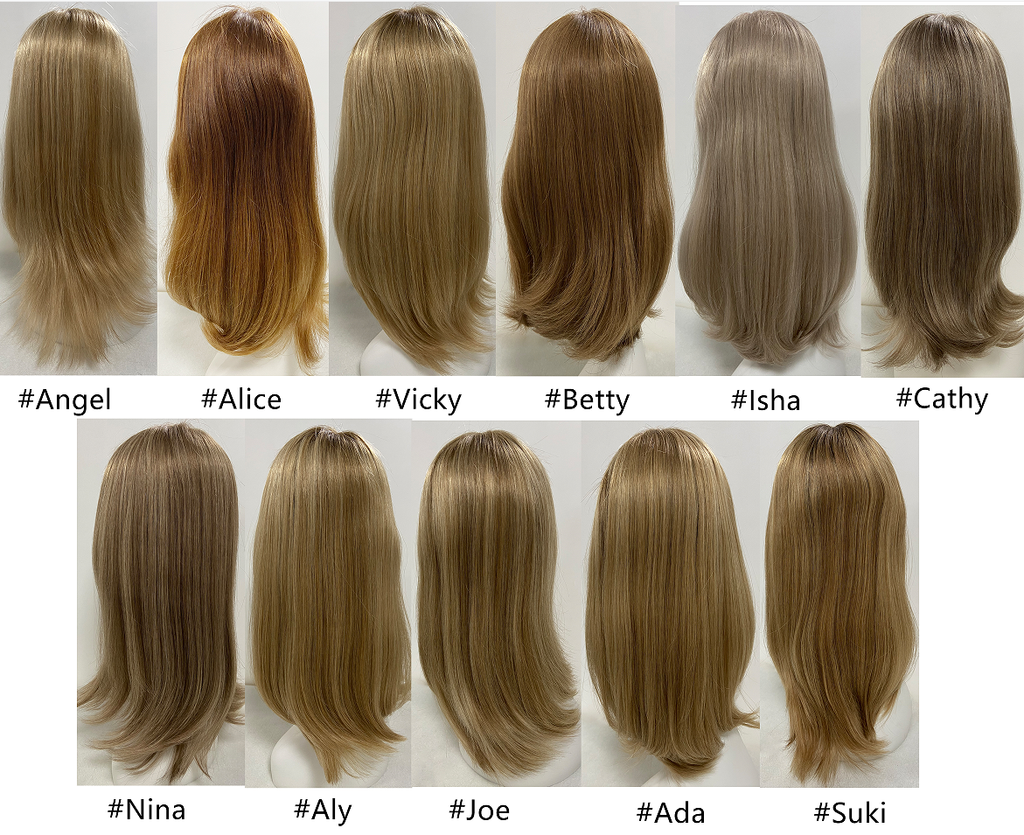 5x5" Mono Top 100% Hand-Knotted PU-Reinforced Mono Lace Front Human Hair Wig | Luxury Tenlon-AA Grade Chinese Raw Virgin Remy Hair | 16" 110% Density
