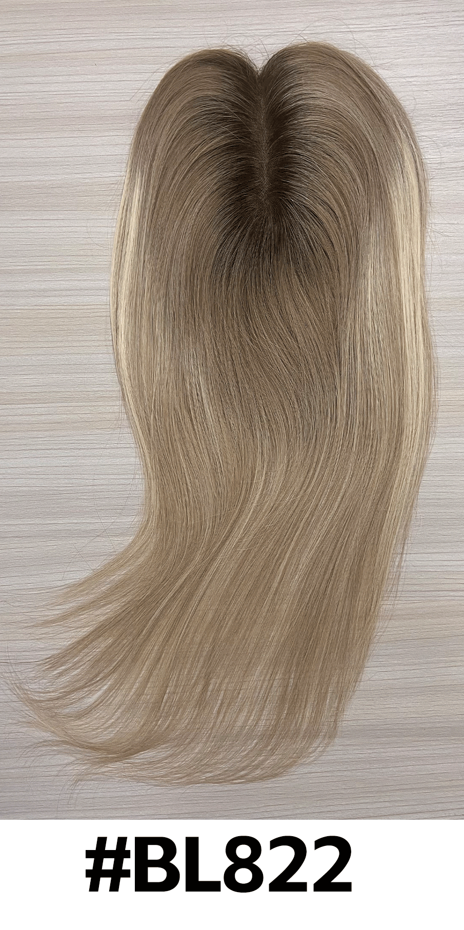 Midnight | Raw Cuticle Human Hair 6.5x7" silk Base Topper 4x6" Middle Base Weft Back half handmade Soft Front Lace Women Hair Piece