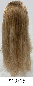 5x5" Mono Top Full Handmade Hard PU Lace Front Wig with Silk Top | Tenlon-AA Grade Chinese Virgin Remy Raw Human Hair | 20" 110% Density