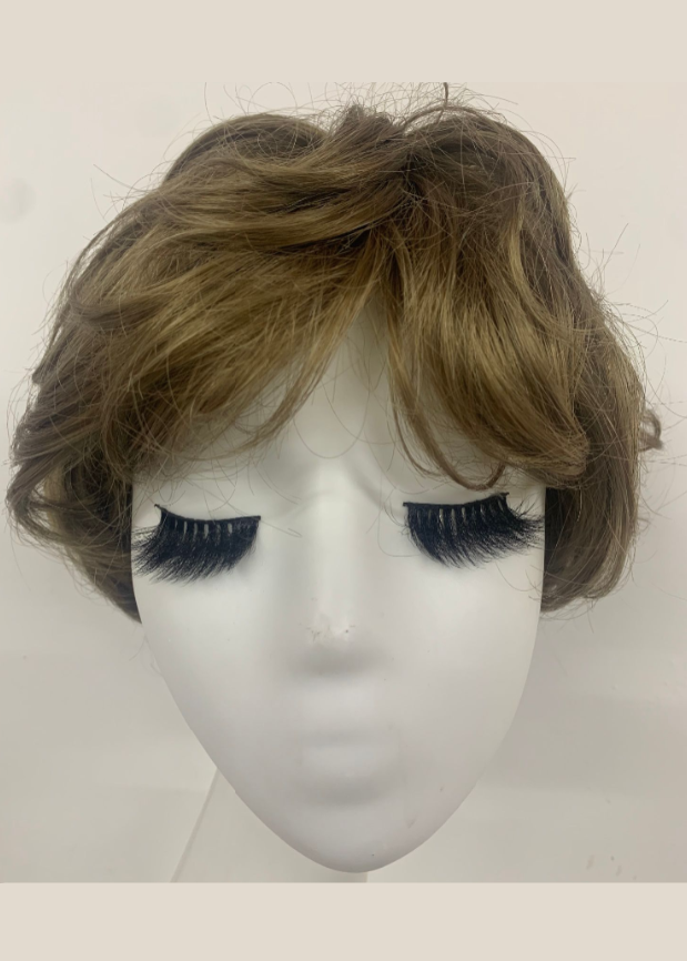 Unrestrained | High Heat Synthetic Wig full handmade with small weftback at the nape (ear to ear lace front)