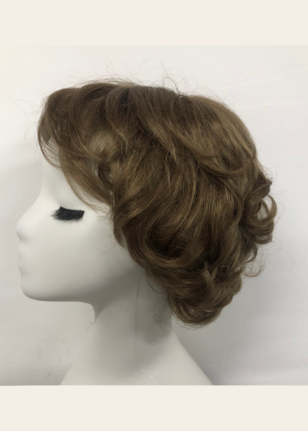 Unrestrained | High Heat Synthetic Wig full handmade with small weftback at the nape (ear to ear lace front)