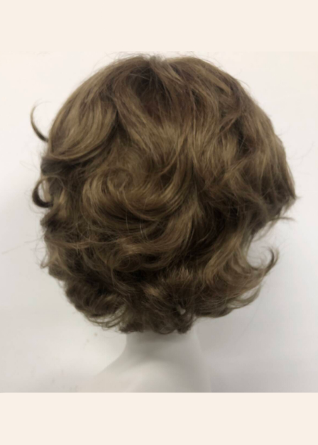 Unrestrained | High Heat Synthetic Wig full handmade with small weftback at the nape (ear to ear lace front)