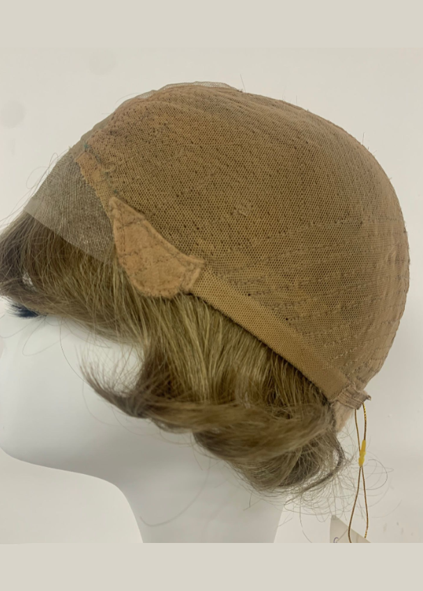 Unrestrained | High Heat Synthetic Wig full handmade with small weftback at the nape (ear to ear lace front)