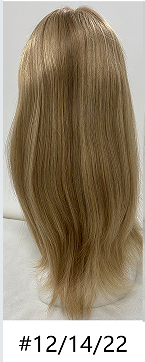 5x5" Mono Top Full Handmade Hard PU Lace Front Wig with Silk Top | Tenlon-AA Grade Chinese Virgin Remy Raw Human Hair | 20" 110% Density