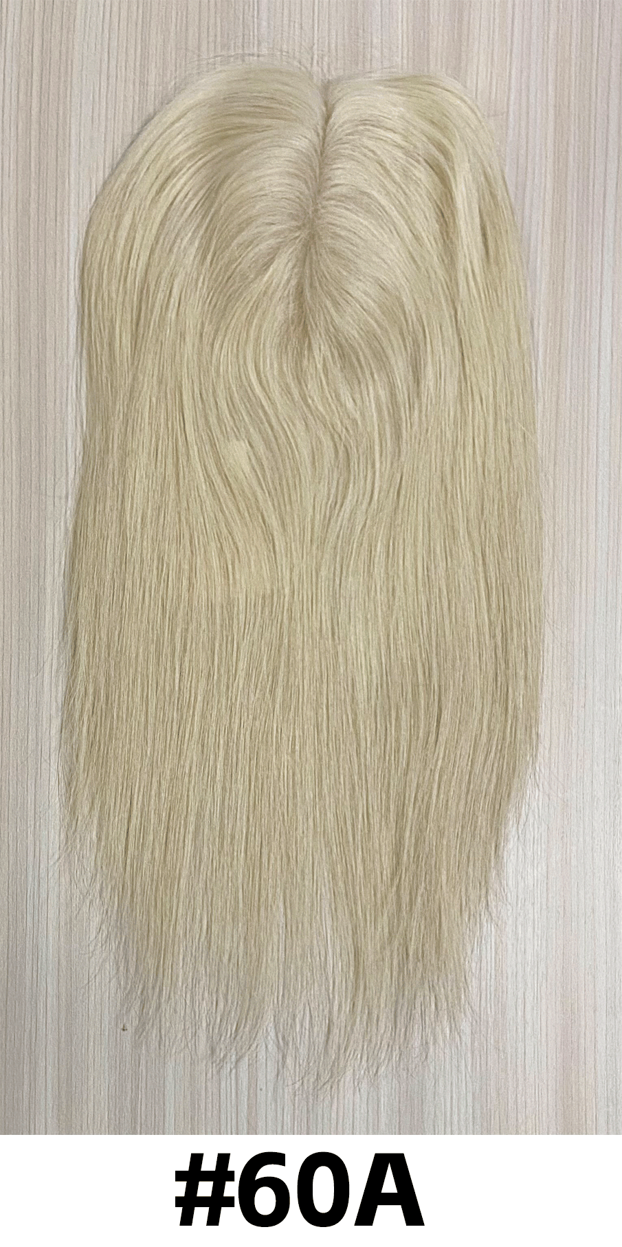Novel | Raw Cuticle Human Hair 5x6'' Full mono Topper Full Handmade 60% Hair End Ratio