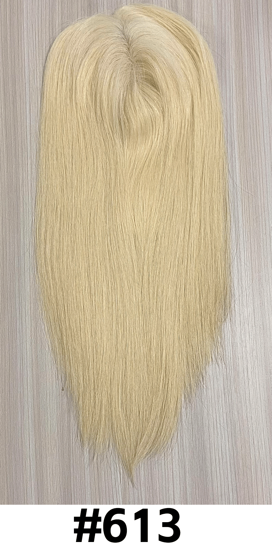Cedar | Raw Cuticle Human Hair 9x9'' Silk Base Topper 4x4'' Middle with Weftback Half Hand Tied 120% Density Women Hair Piece