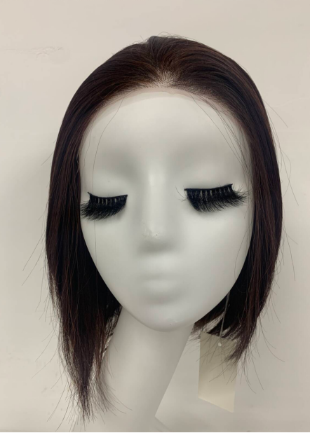Night OWL | Mono side | High Heat Synthetic Wig Mono side parting half handmade