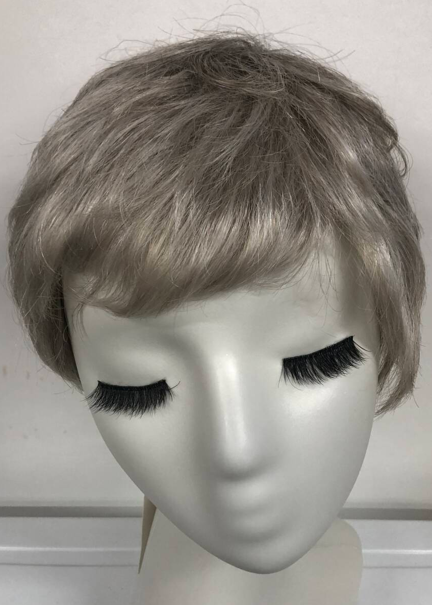Salt & Pepper | Kanekalon High Heat Synthetic Front Lace Machine Made Wig