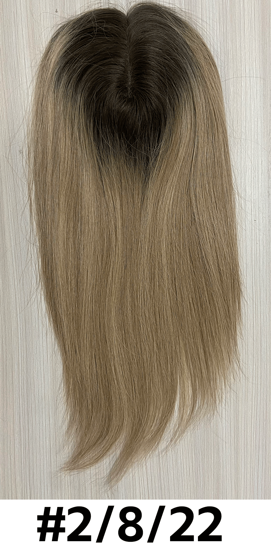 Satin | Raw Cuticle Human Hair 7.5x8'' Full mono Topper Full Handmade 40% Hair End Ratio