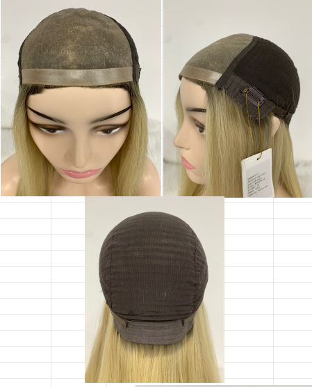 5x5" Mono Top PU Edge Front Human Hair Wig | Tenlon-AA Grade Chinese Raw Cuticle Hair | 18" 150% Density