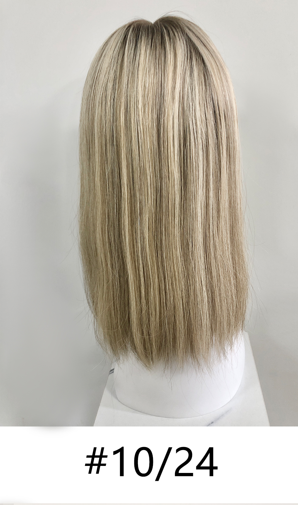 100% Handcrafted Silicone Cap Invisible HD Swiss Lace Front Human Hair Wig | Premium Tenlon-AA Chinese Raw Virgin Remy Hair | 16" 110% Density