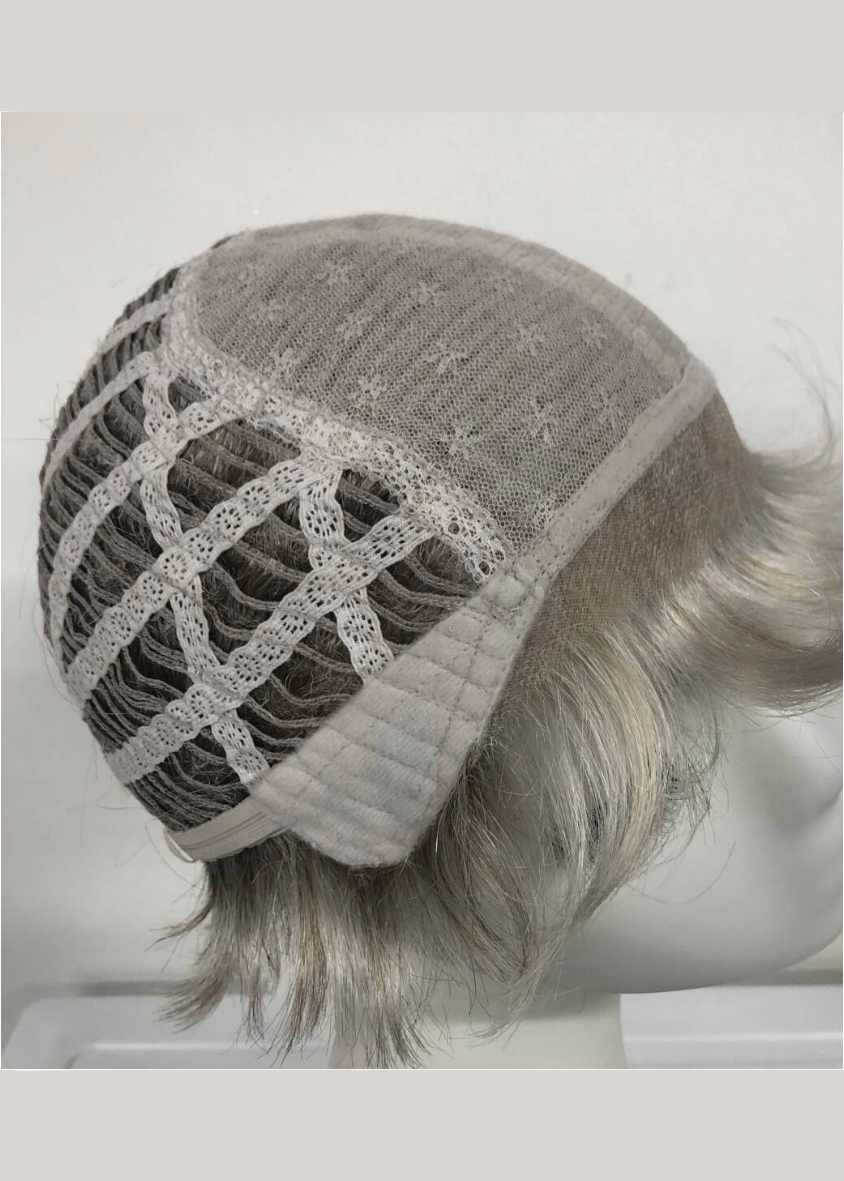 Salt & Pepper | Kanekalon High Heat Synthetic Front Lace Machine Made Wig
