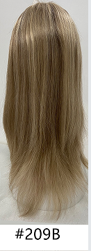 5x5" Mono Top Full Handmade Hard PU Lace Front Wig with Silk Top | Tenlon-AA Grade Chinese Virgin Remy Raw Human Hair | 20" 110% Density