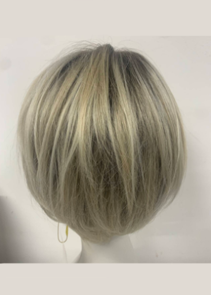 Gold Mono | High Heat Synthetic Wig 4.5x5''Mono top half handmade