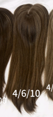 Nebula | Raw Cuticle Human Hair 7x7'' silk Base Topper 4x4'' Middle with weftback half handmade injection 100% Hair End Ratio