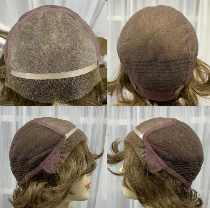 5x5" Mono Top Expertly Handmade PU-Edged Mono Lace Front Curly Short Bob Human Hair Wig | Exclusive Tenlon-AA Grade Chinese Virgin Remy Raw Hair | 10"-12" 120% Density