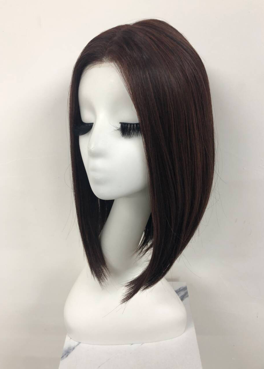 Forest | High Heat Synthetic Wig Mono middle parting half handmade