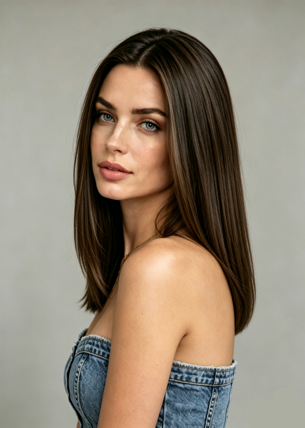 Forest | High Heat Synthetic Wig Mono middle parting half handmade