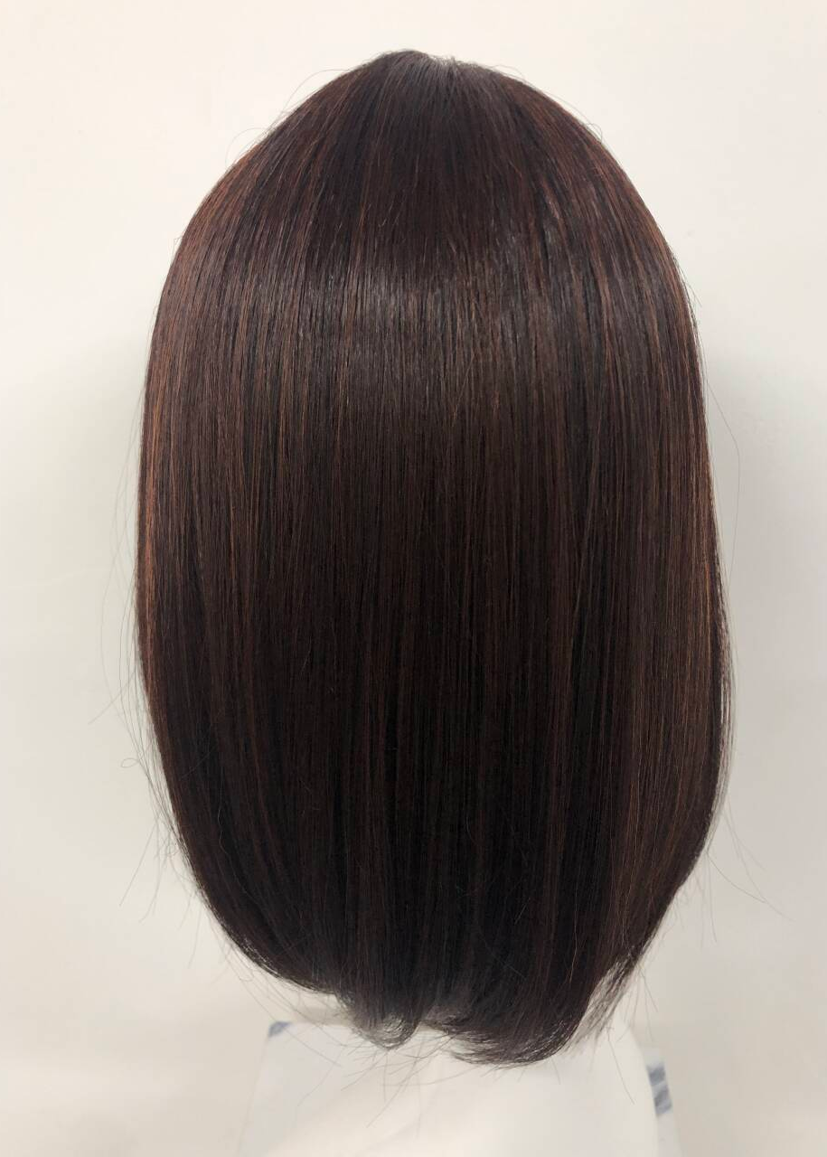 Forest | High Heat Synthetic Wig Mono middle parting half handmade