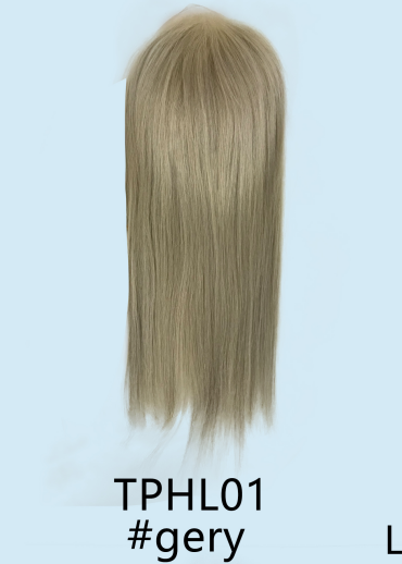 Mist | Raw Cuticle Human Hair 6x6'' fish net Topper with 2x5'' silk base parting Middle 60% Hair End Ratio