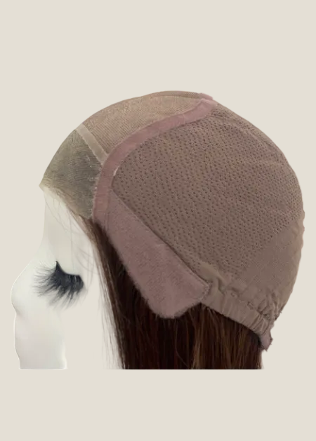Aurora | High Heat Synthetic Wig 4.5x5''Mono top full handmade with small weftback at the nape