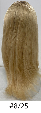 5x5" Mono Top Full Handmade Hard PU Lace Front Wig with Silk Top | Tenlon-AA Grade Chinese Virgin Remy Raw Human Hair | 20" 110% Density