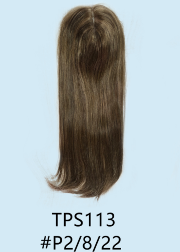 Zephyr | Raw Cuticle Human Hair 6x7'' silk Base Topper with silk cloth cover full handtied 60% Hair End Ratio