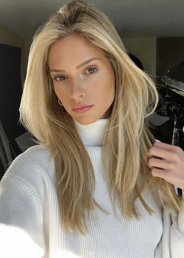 Nova | Raw Cuticle Human Hair 7.5x8'' Full mono Topper Middle mono with weft back 80% Hair End Ratio