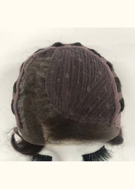 Control | High Heat Synthetic Wig Mono side parting half handmade