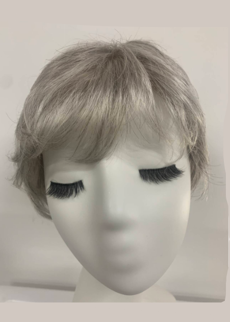 Silver Mono | High Heat Synthetic Wig 5x5''Mono top half handmade