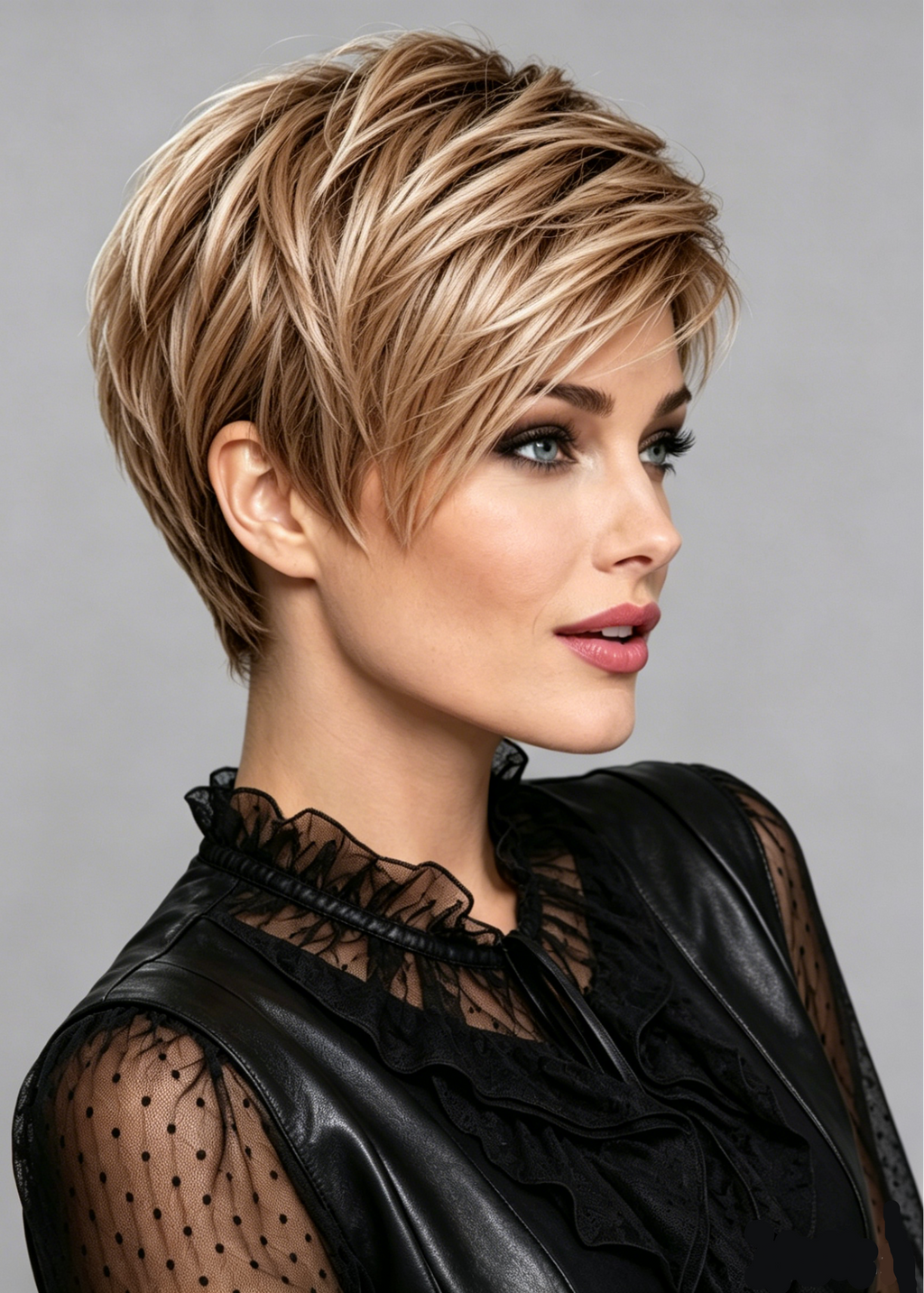 Control | High Heat Synthetic Wig Mono side parting half handmade