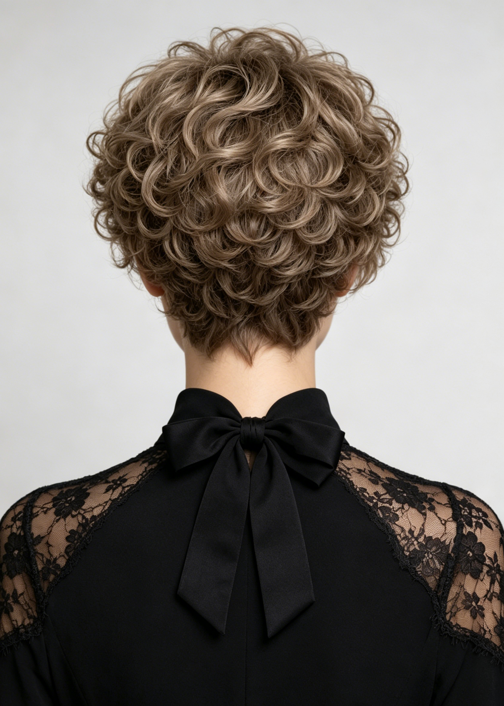 Unrestrained | High Heat Synthetic Wig full handmade with small weftback at the nape (ear to ear lace front)