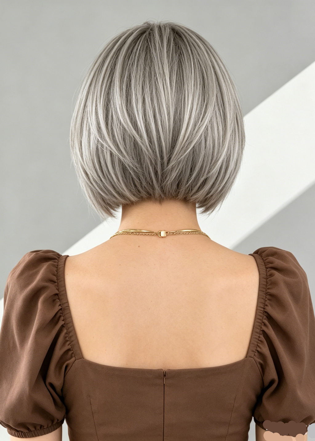 Stars | High Heat Synthetic Wig Mono top full handmade with small weftback at the nape