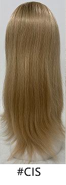 5x5" Mono Top Full Handmade Hard PU Lace Front Wig with Silk Top | Tenlon-AA Grade Chinese Virgin Remy Raw Human Hair | 20" 110% Density