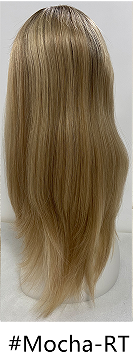 5x5" Mono Top Full Handmade Hard PU Lace Front Wig with Silk Top | Tenlon-AA Grade Chinese Virgin Remy Raw Human Hair | 20" 110% Density