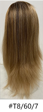 5x5" Mono Top Full Handmade Hard PU Lace Front Wig with Silk Top | Tenlon-AA Grade Chinese Virgin Remy Raw Human Hair | 20" 110% Density
