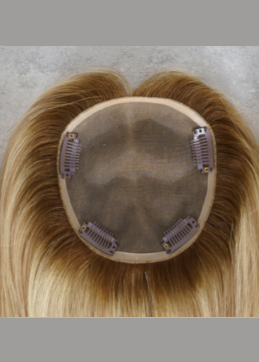 Echo | Raw Cuticle Human Hair 5x5'' Full mono Topper Full Handmade 60% Hair End Ratio