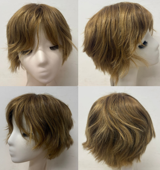 5x5" Mono Top Full Handmade Undetectable HD Swiss Lace Front Short Human Hair Wig | 100% Genuine European Human Hair | 10"-12" 120% Density