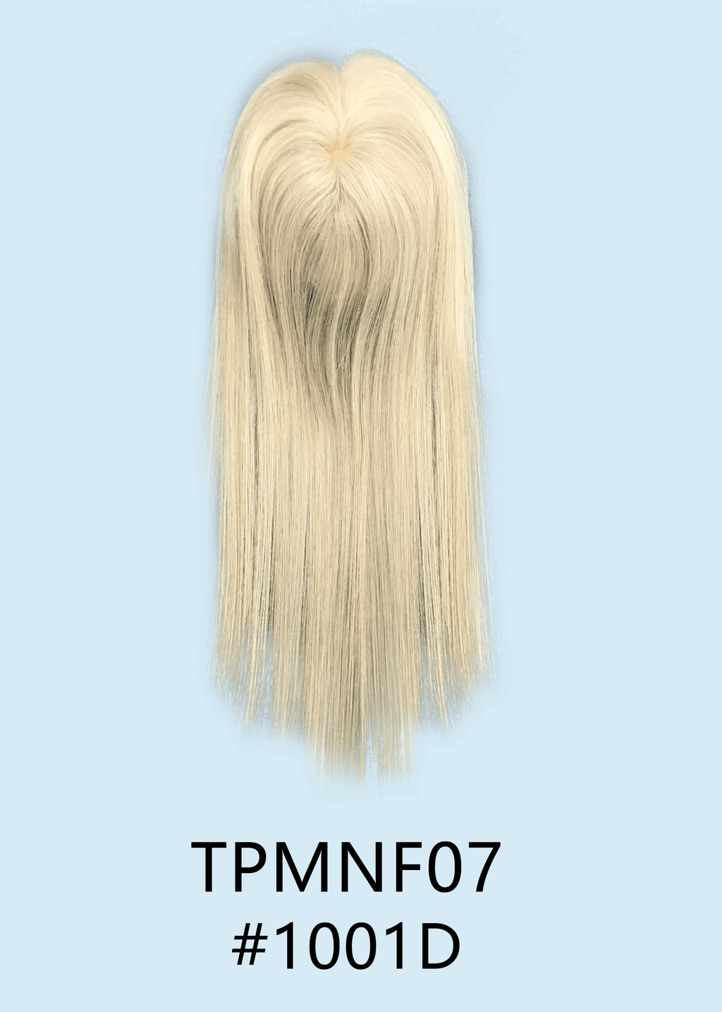 Ethereal | Raw Cuticle Human Hair 3x5'' Full mono Topper Full Handmade 60% Hair End Ratio