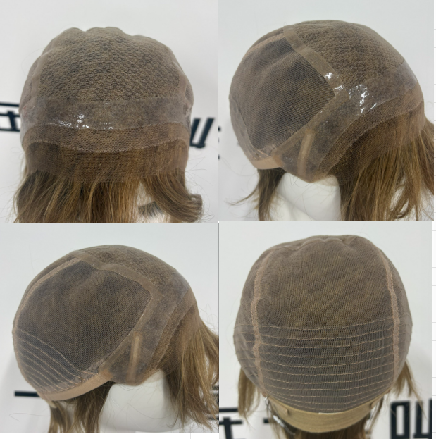 5x5" Mono Top Full Handmade Undetectable HD Swiss Lace Front Short Human Hair Wig | 100% Genuine European Human Hair | 10"-12" 120% Density