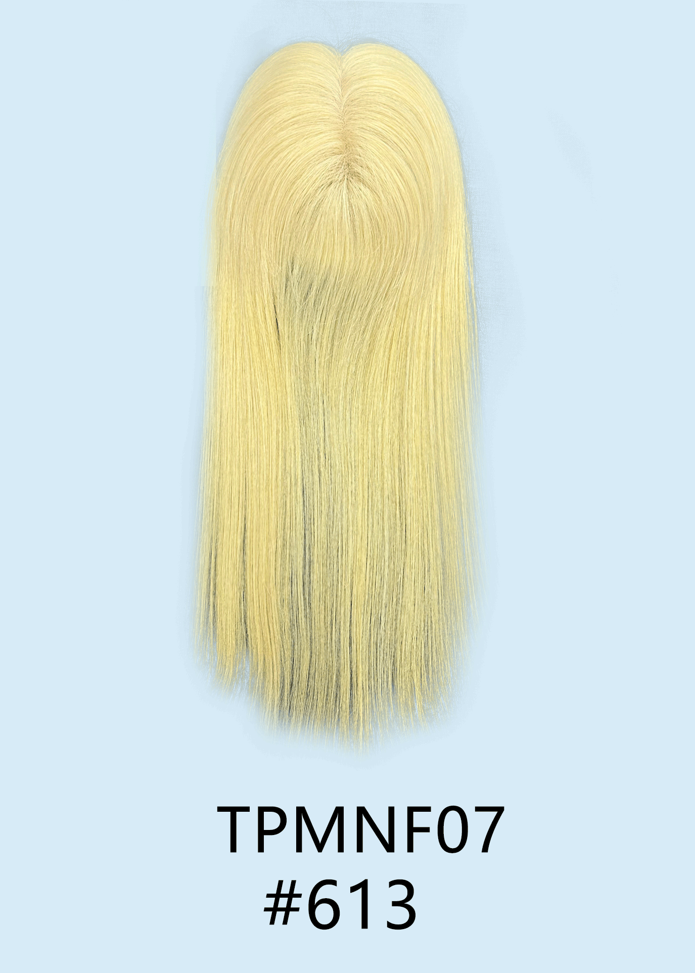 Ethereal | Raw Cuticle Human Hair 3x5'' Full mono Topper Full Handmade 60% Hair End Ratio