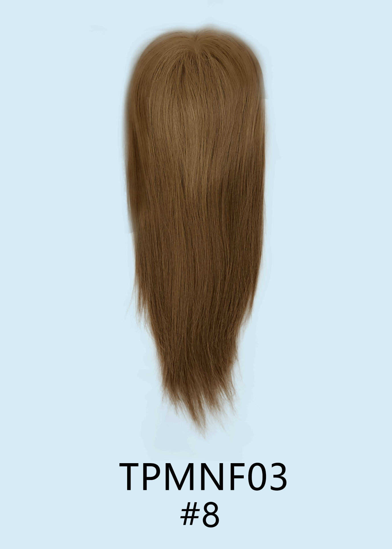 Ethereal | Raw Cuticle Human Hair 3x5'' Full mono Topper Full Handmade 60% Hair End Ratio