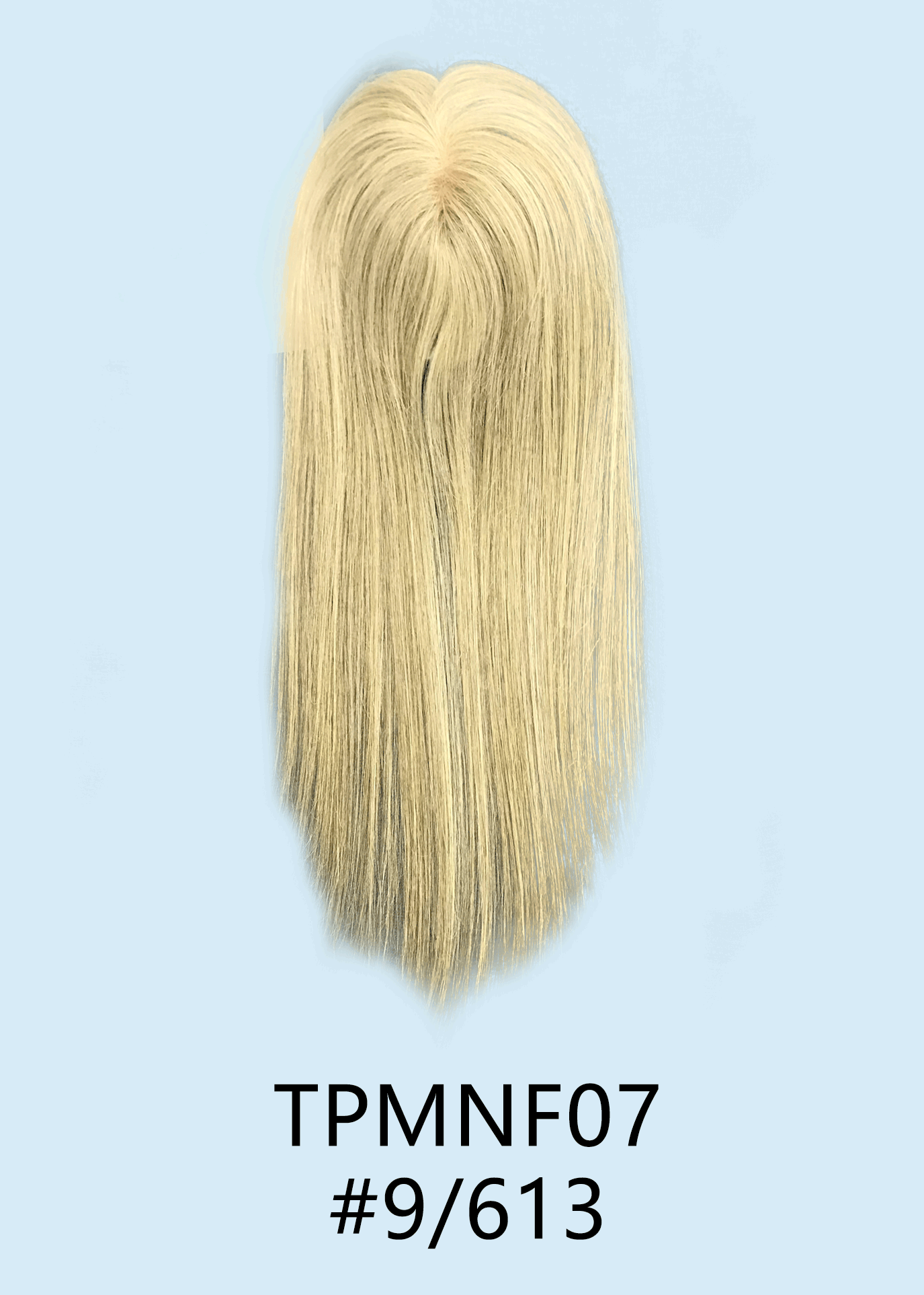 Ethereal | Raw Cuticle Human Hair 3x5'' Full mono Topper Full Handmade 60% Hair End Ratio