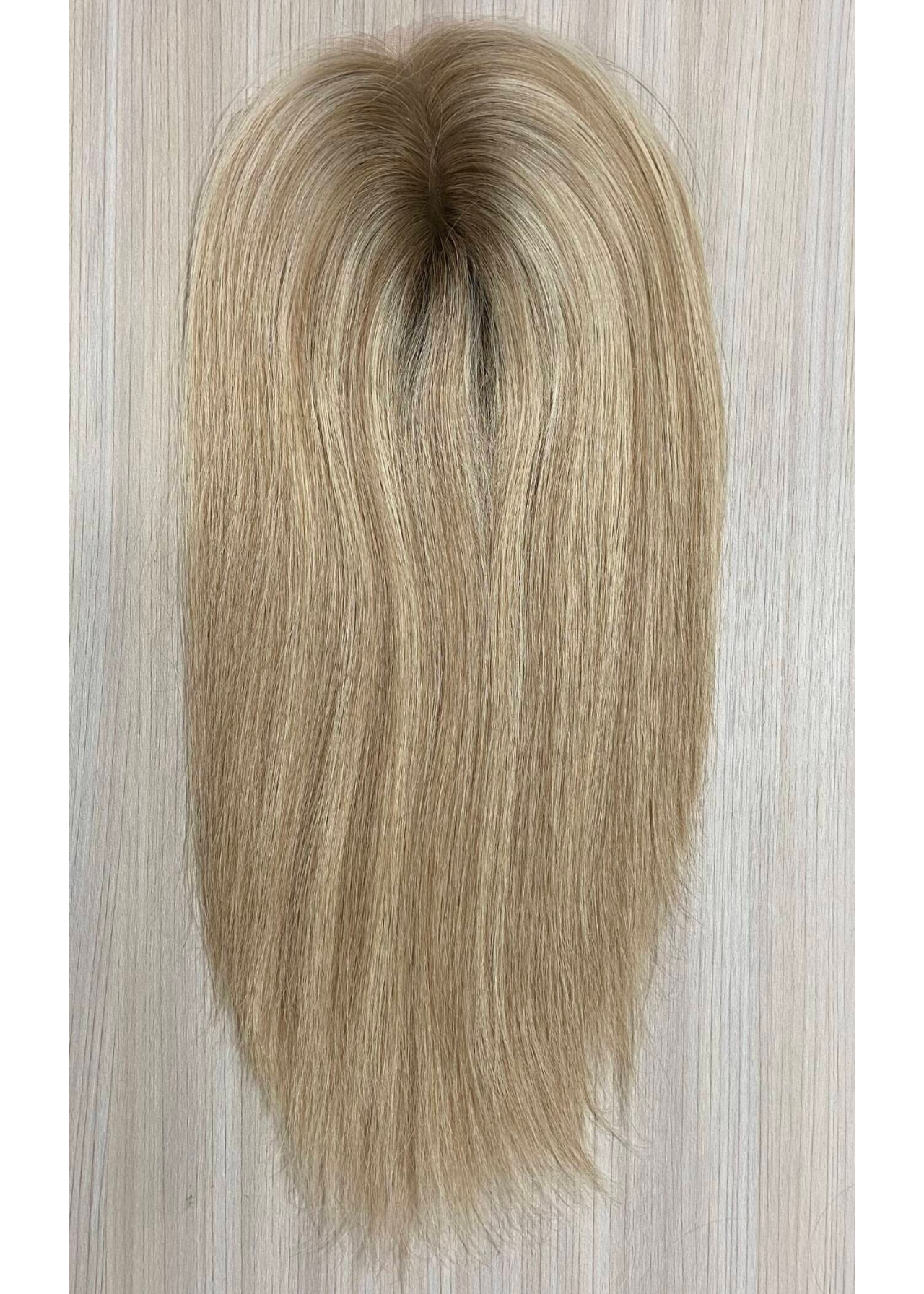 Clover | Raw Cuticle Human Hair 5.5x6'' mono Top lace Back Topper 80% Hair End Ratio soft lace in the front