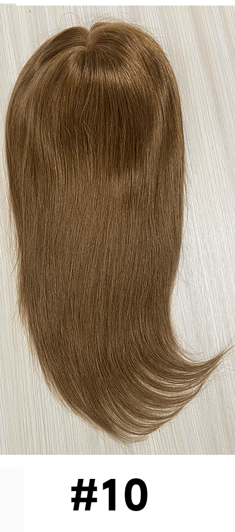 Serene | Raw Cuticle Human Hair 5x6'' Full mono Topper Full Handmade 80% Hair End Ratio