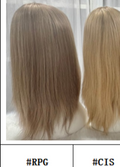 Belle | Raw Cuticle Human Hair 3x5'' Full mono Topper Full Handmade 60% Hair End Ratio